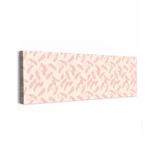 Roze - Veren - Patroon canvas 2cm klein 828 -z3d