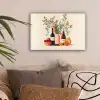 Wijnflessen - Takken - Sinaasappels canvas 2cm klein -sfeer1