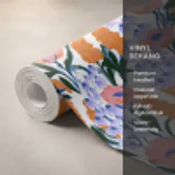 Patroon - Aquarel - Kleurrijk Behang Vinyl klein 1060 -USP_closeupNL