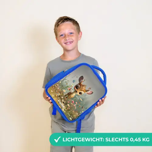Valerie veldhertje Kinderrugzak - Blauw middel -sfeer1_NL