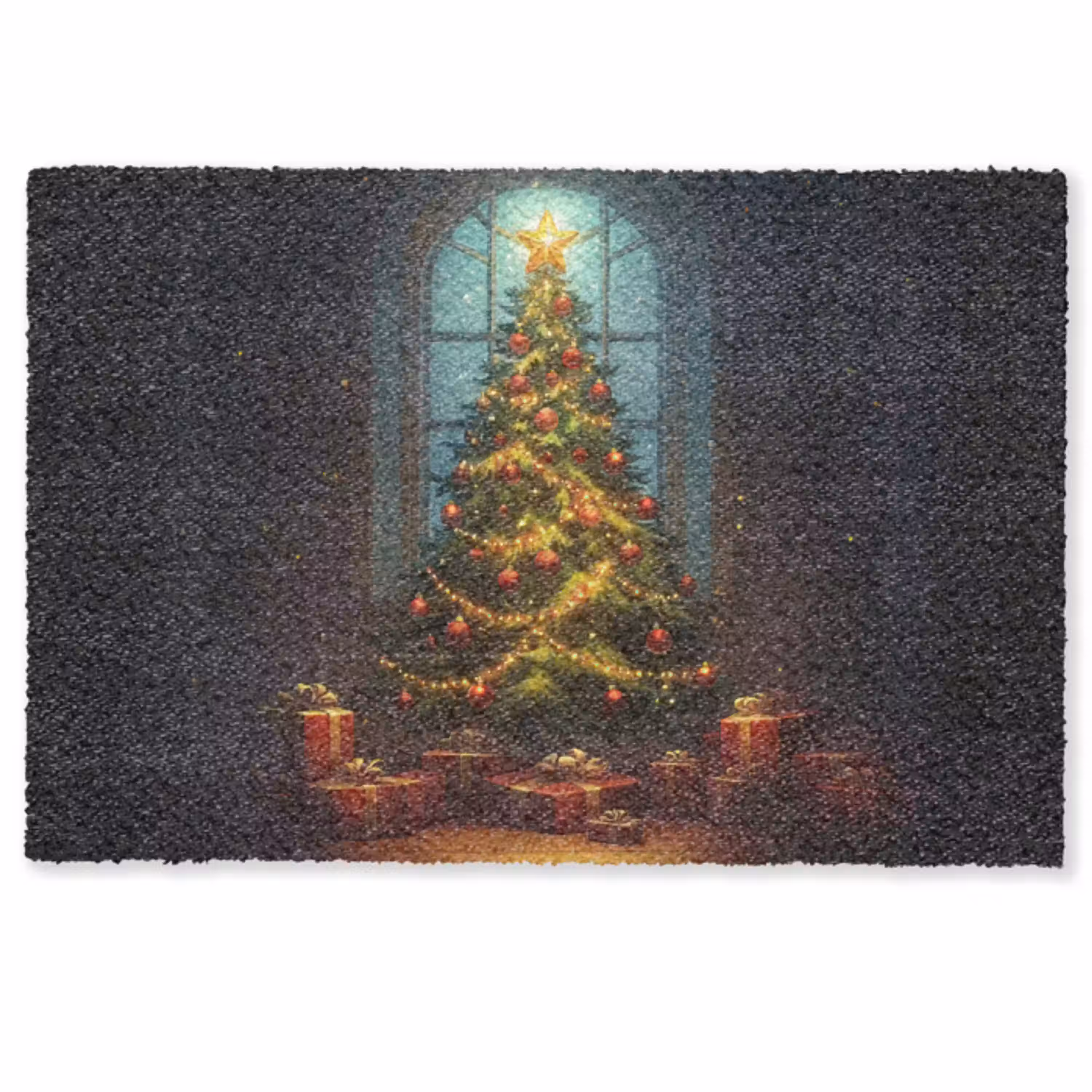 Kerstboom - Cadeau - Kerst - Winter Deurmat klein -zkaufland3d