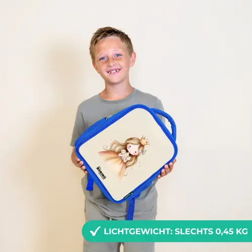 Prinses in gouden tinten Kinderrugzak - Blauw middel -sfeer1_NL