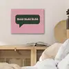 Roze - Tekstwolk - Groen - BLAH BLAH BLAH PET vilt klein -sfeer3