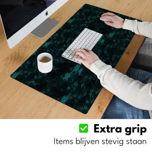 Vloeiend - Verf - Donker Muismat XXL klein 681 -sfeer3