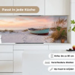Rustiek - Roeiboot - Zandstrand keuken achterwand 2 middel -sfeer4_DE