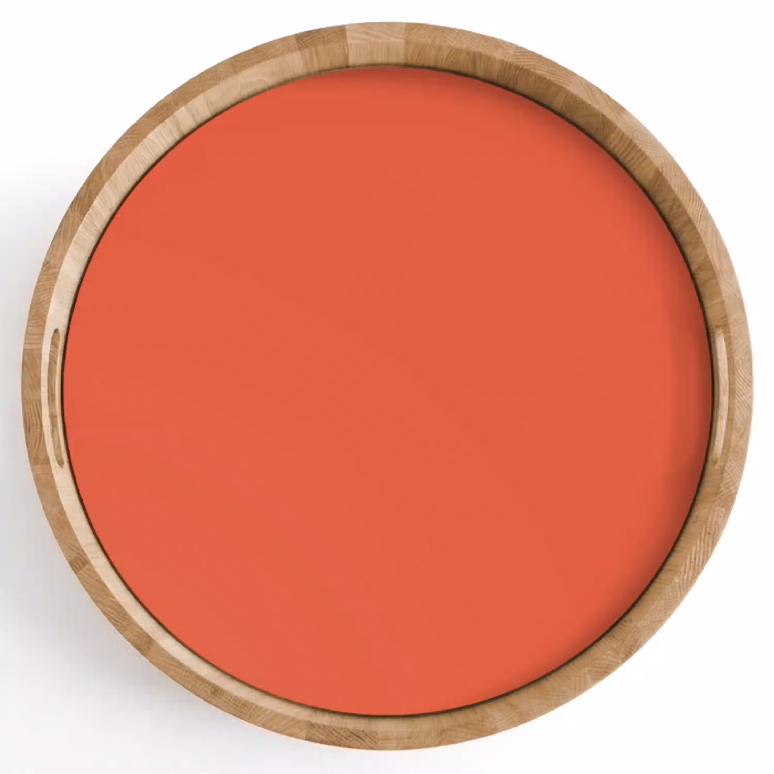 Rustic - Clay - Oranje Dienblad Rond middel 914 -z3d_shopping