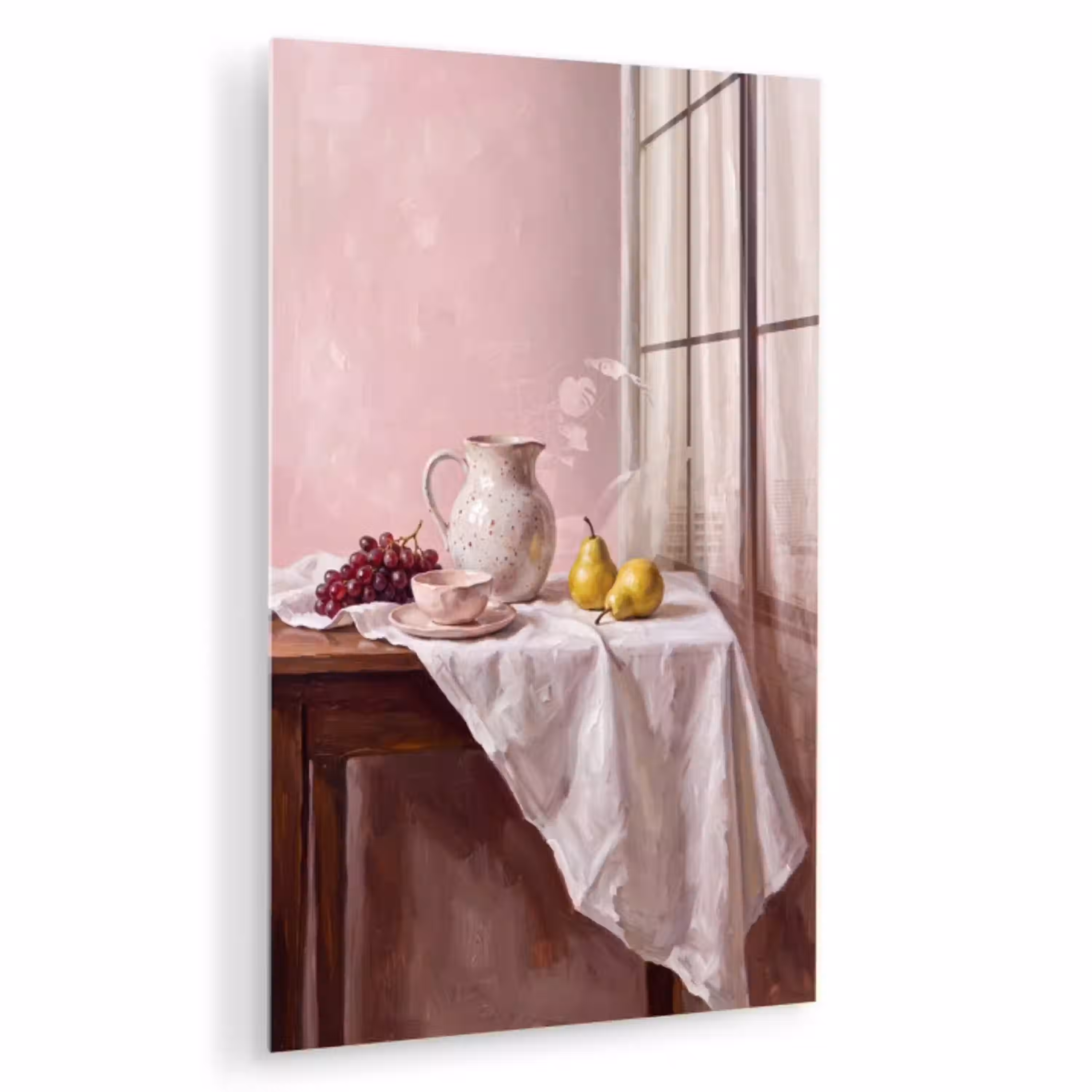 Stilleven - Fruit - Roze plexiglas 5mm klein -zzzproduct_nieuw