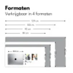 Zoon - Lettercollage Muismat XXL klein -sfeer5