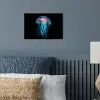 Kwal - Tentakels - Blauw - Licht poster papier klein -sfeer2