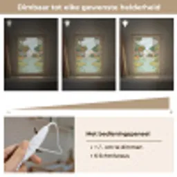 Jungle - Oase - Dieren - Kleurrijk Light Box met kabel (Kinderlampje) klein -USP_dimbaarNL