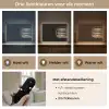 Sardines - Blik - Zwart - Vissen Light Box met batterij (Wandlamp) middel -USP_lichtkleurNL