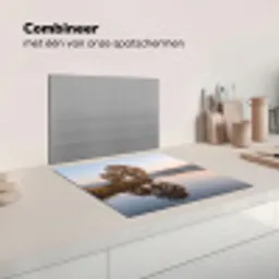 Bomen - Reflectie - Water - Zonsopgang - Serene Inductie beschermer vinyl 3mm middel -wsfeer7_website