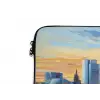 Zonsondergang Frankfurt - Stad - Skyline - Water laptophoes neopreen klein -detail