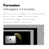 Garnalen - Zwart - Goud - Dieren Muismat XXL klein -sfeer5