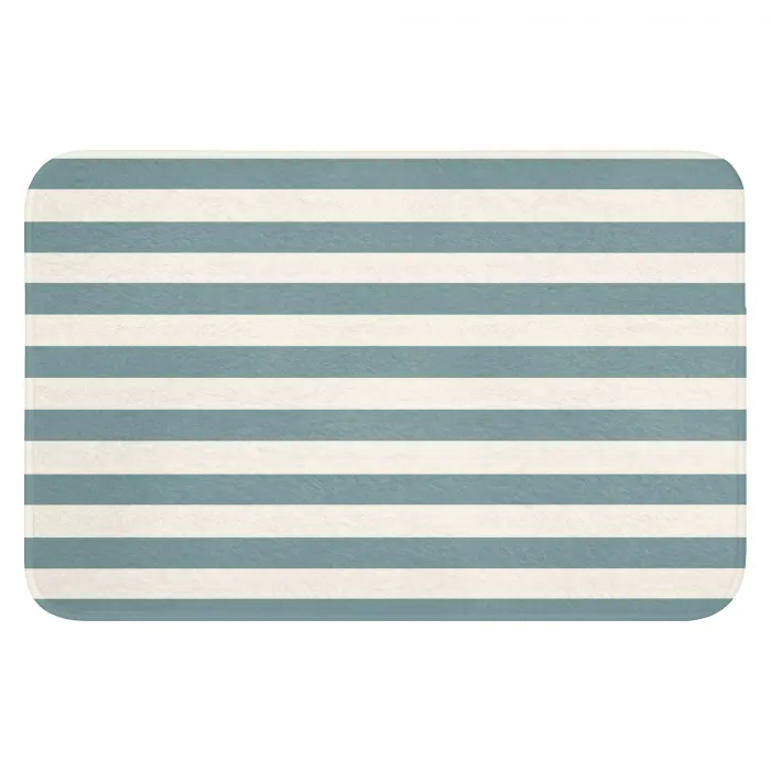 Strepen - Modern - Blauw WCmat klein 1009 -3d