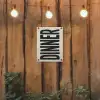 Eten - Vintage - Retro - Japandi tuinposter los doek klein -sfeer1