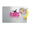 Catch flights not feelings - Vliegtuig - Roze Placemat vinyl groot -zzzproduct_Kitchenyeah-website