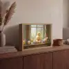 Kuiken - Raam - Paaseieren Light Box met batterij (Wandlamp) middel -sfeer2