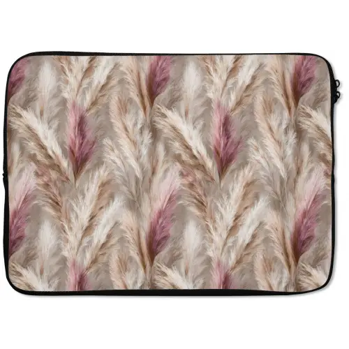 Pampasgras - Pluizig - Kleurrijk laptophoes neopreen klein 279 -zkaufland3dotto