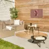 Illustratie - Vogels - Abstract - Roze Tuinposter op houten frame 2 cm dik klein -sfeer2