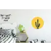 Cactus - Groen - Minimalistisch Wandcirkel aluminium klein -kinderkamer