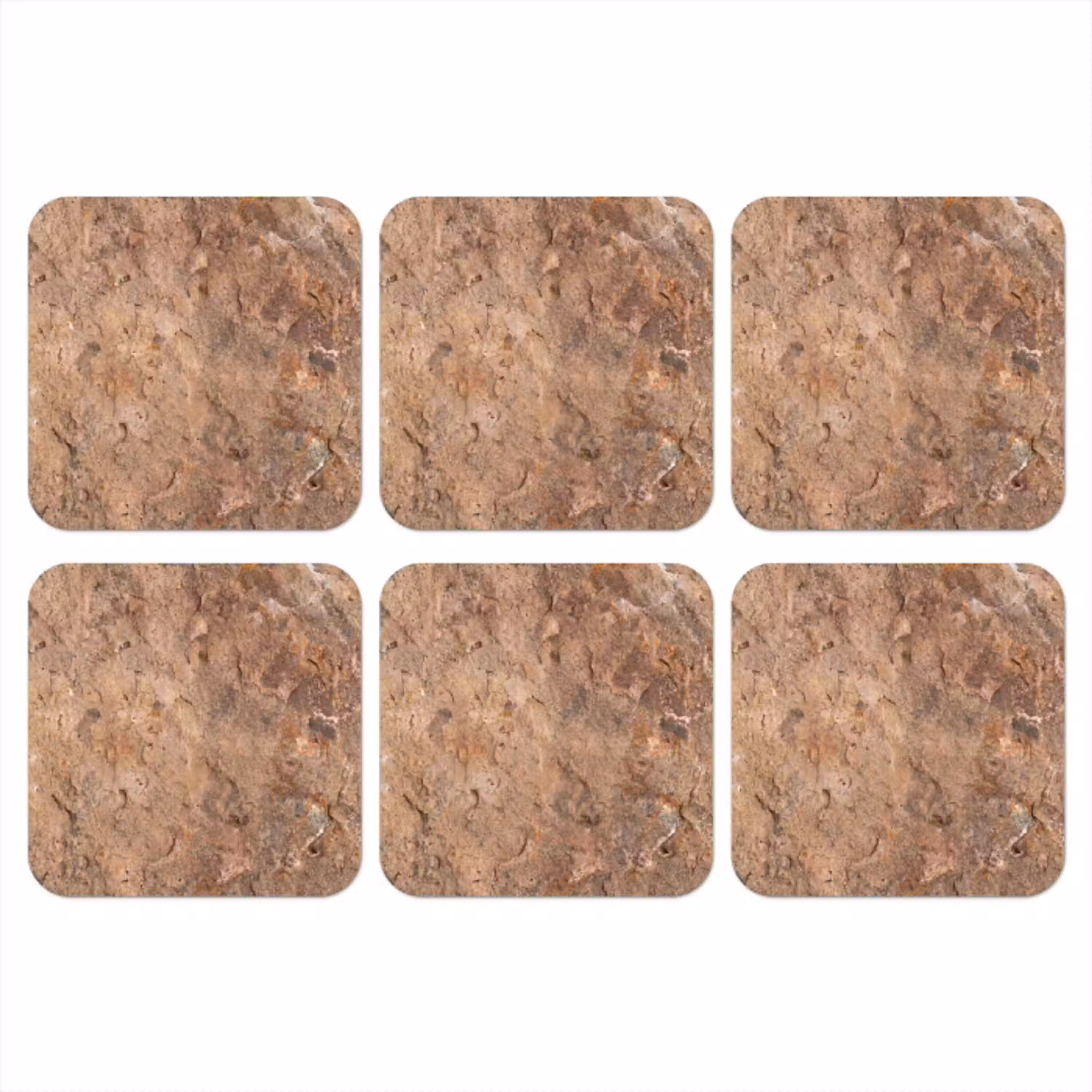 Steen - Natuur - Textuur - Abstract - Bruin onderzetter kurk middel -3d