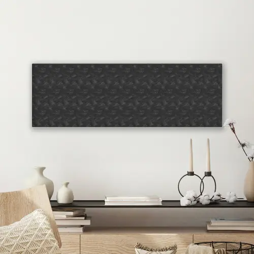 Grijs - Vogels - Patroon canvas 2cm klein 828 -sfeer6