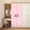 Bisou - Roze - Minimalistisch deurposter klein -sfeer3