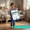 Dino Dynastie Kinderkoffer - Blauw klein -sfeer2_NL