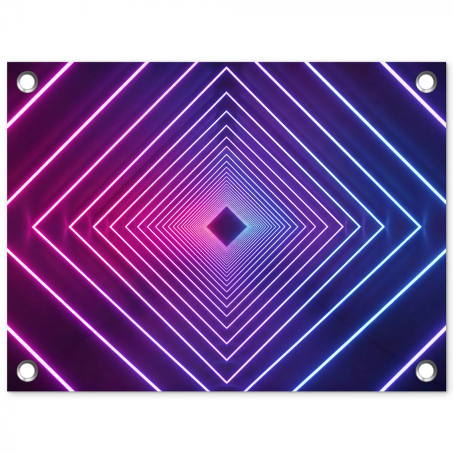 Driedimensionaal - Tunnel - Ruimte tuinposter los doek klein -3d