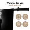 Saxofonisten - Hoeden - Rook - Licht Wandkleed katoen klein -sfeer2