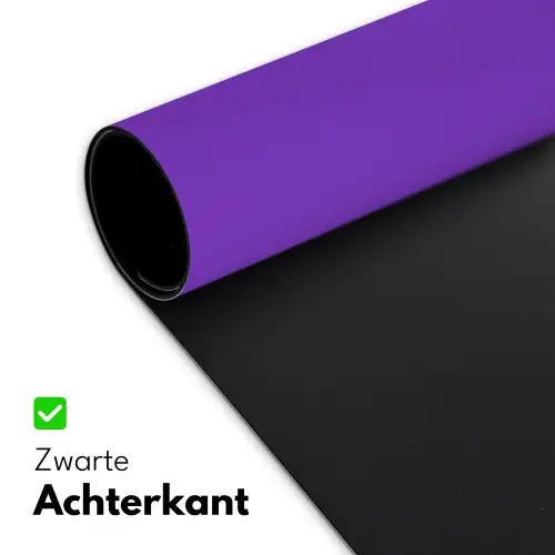 See the good - Oranje - Paars Muismat XXL klein -sfeer2
