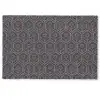 Donkerblauw - Patroon - Bloem - Symmetrisch Deurmat klein 898 -zkaufland3d