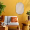 Japandi - Beige - Modern Wandcirkel Ovaal Forex klein -sfeer4