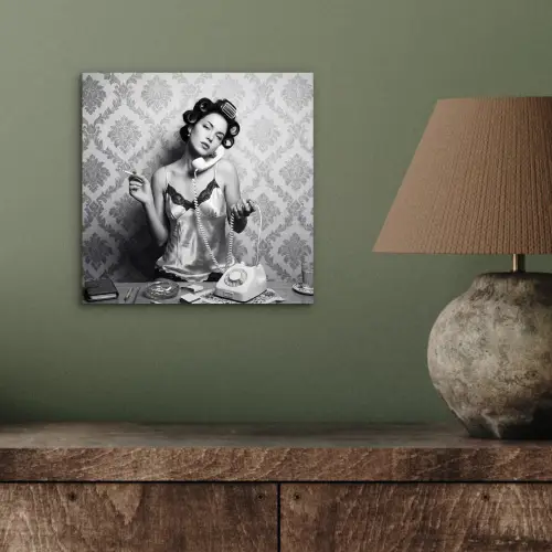 Chic - Vrouw - Zwart - Wit aluminium wit klein -sfeer2