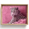 Panter - Luxe - Roze Dienblad Rechthoek middel -z3d_shopping