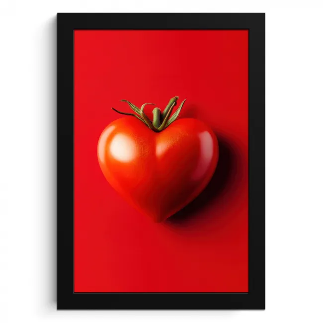 Tomaat - Rood - Hart KitchenYeah - Keuken - Fotolijst klein -3d