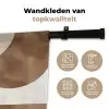 Snijdende cirkels - Overlappende vlakken Wandkleed katoen klein -sfeer2