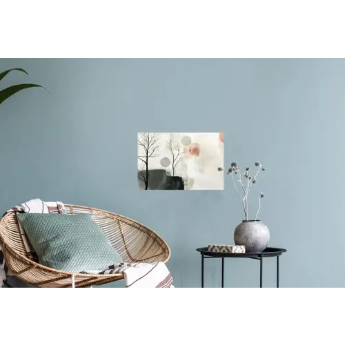 Wabi sabi - Beige - Plant Muursticker klein -plant