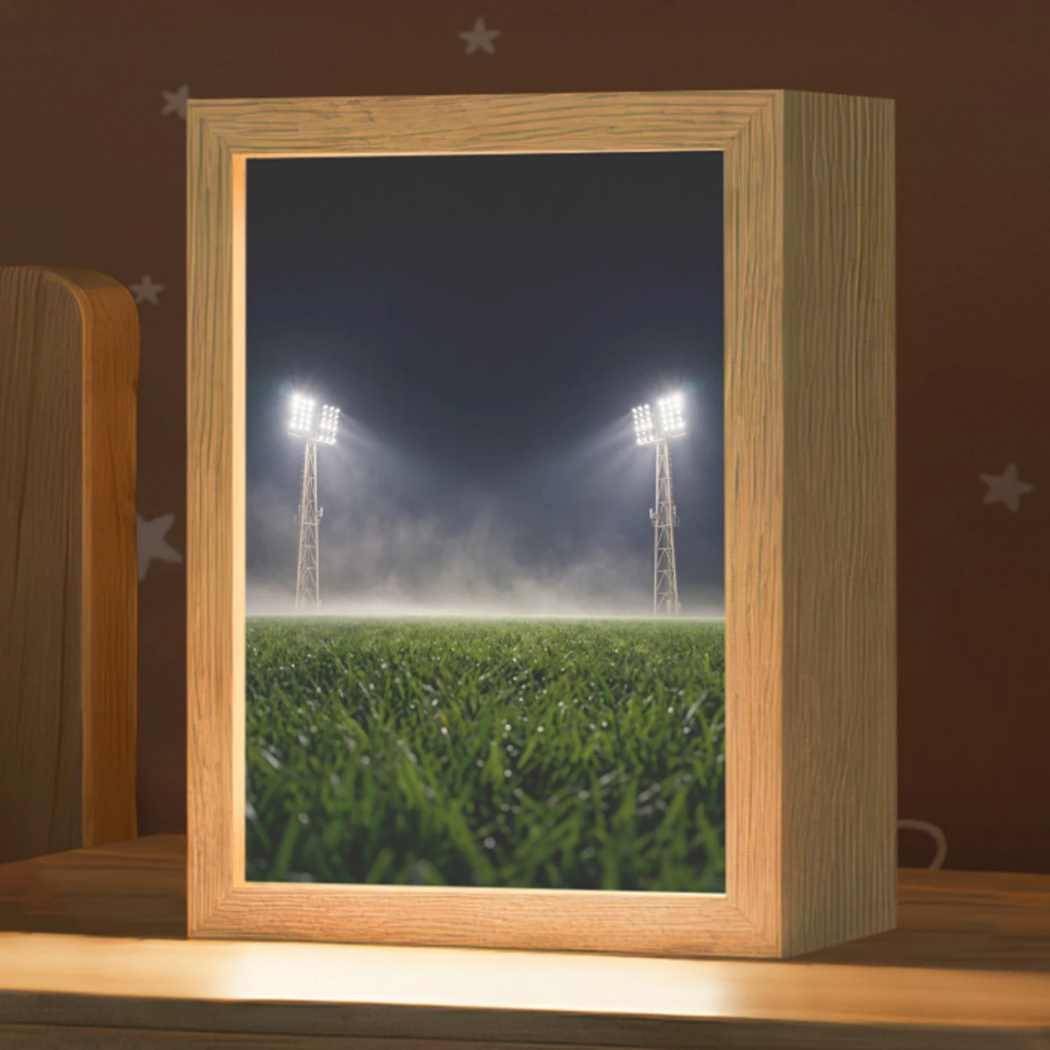 Stadion - Lichtmast - Sport - Nacht Light Box met kabel (Kinderlampje) klein -zzz_3d_website