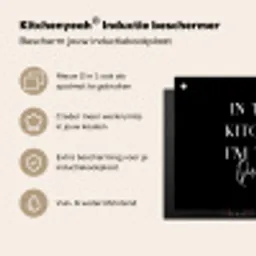 Keukenkoningin Inductie beschermer vinyl 3mm middel -zzzzzzusp-haakje_NL