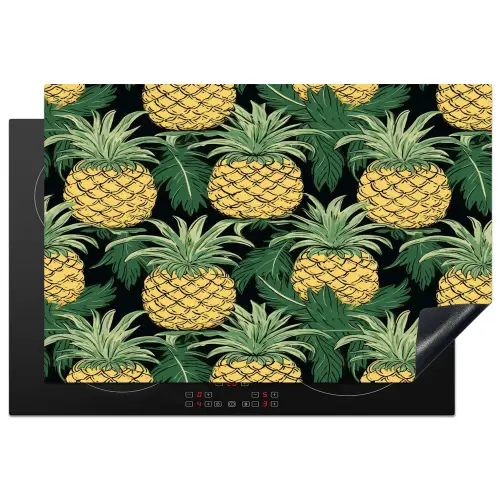 Patroon - Tropisch - Ananas - Illustratie Inductie beschermer vinyl 3mm klein 276 -3d