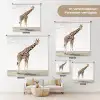 Giraffe - Dieren - Witte achtergrond - Kinderen - Jongen - Meisje Wandkleed katoen klein -tsfeer8_DE
