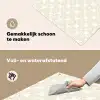 Abstract - Motief - Beige Inductie beschemer met haakjes klein 777 -ky-schoon-nl