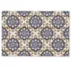 Floraal - Ornament - Blauw Deurmat klein 898 -zkaufland3d