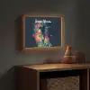 Neon - Voetballer - Kleurrijk Light Box met batterij (Wandlamp kind) middel -sfeer5_kind
