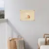 Alpaca - Egel - Bruin - Knuffelen tuinposter los doek klein -sfeer8