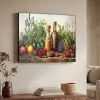 Stilleven - Kruiden - Specerijen - Fruit - Kleurrijk Textielframe zwart klein -sfeer3