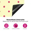 Nice - Stippen - Roze - Geel Inductie beschermer vinyl 3mm klein -zzzzzzz-lf-onderkant