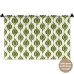 Patroon - Retro - Groen Wandkleed katoen klein 269 -t3d_DE